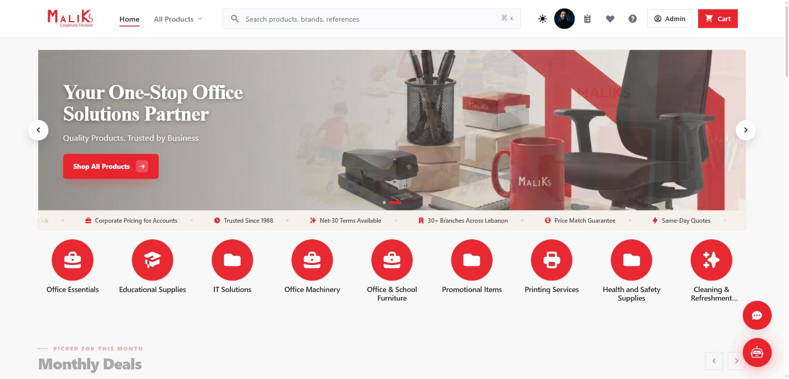 Maliks B2B Corporate CRM