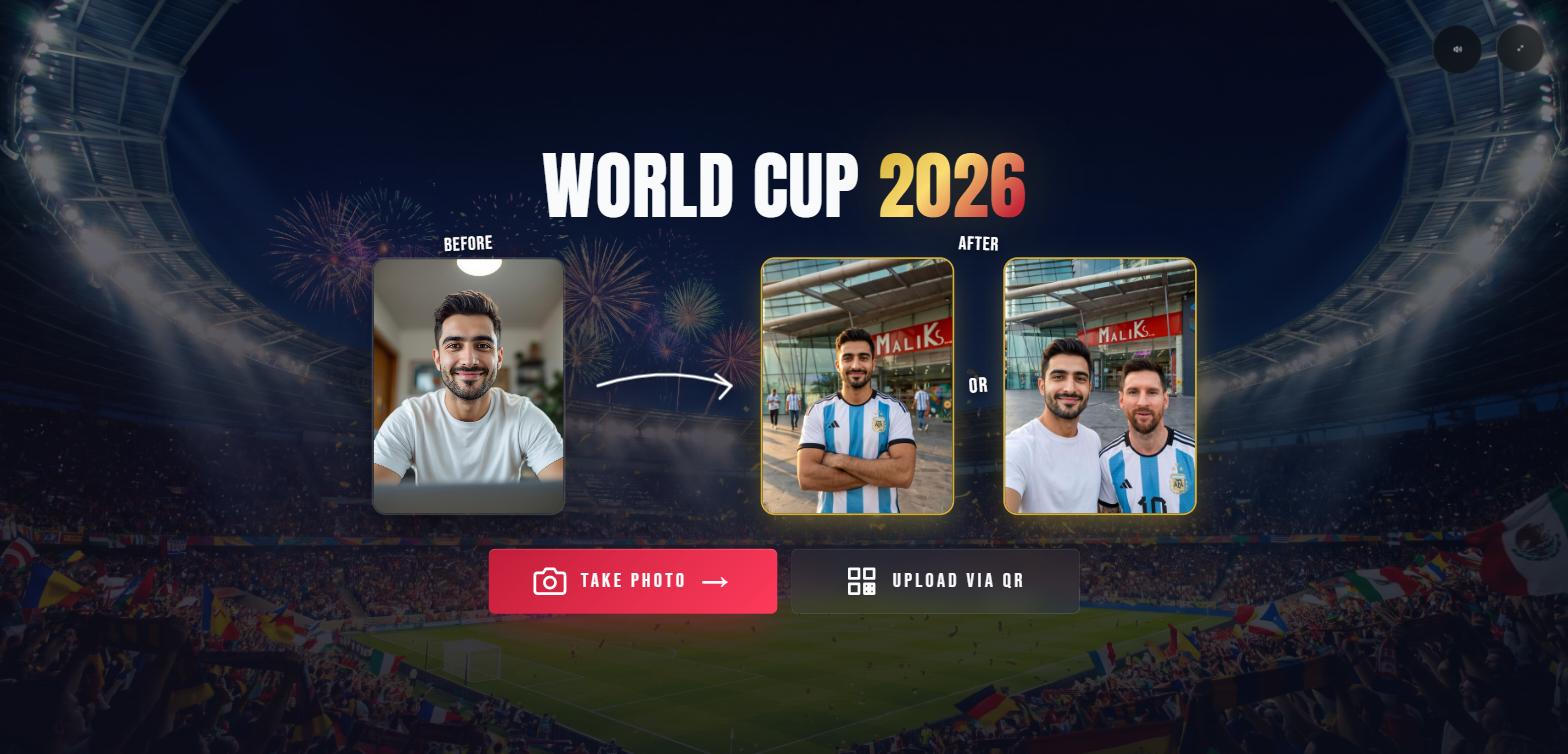 World Cup 2026 AI Photobooth